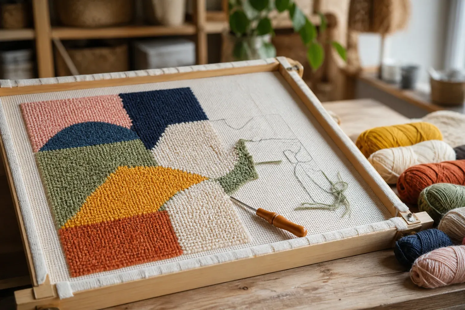 Peut-on faire un tapis en punch needle qui résiste au quotidien ?