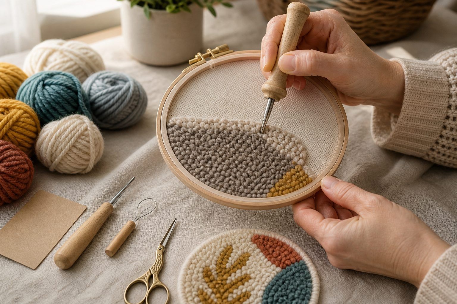 Comment utiliser un kit punch needle sans perdre ses boucles ?