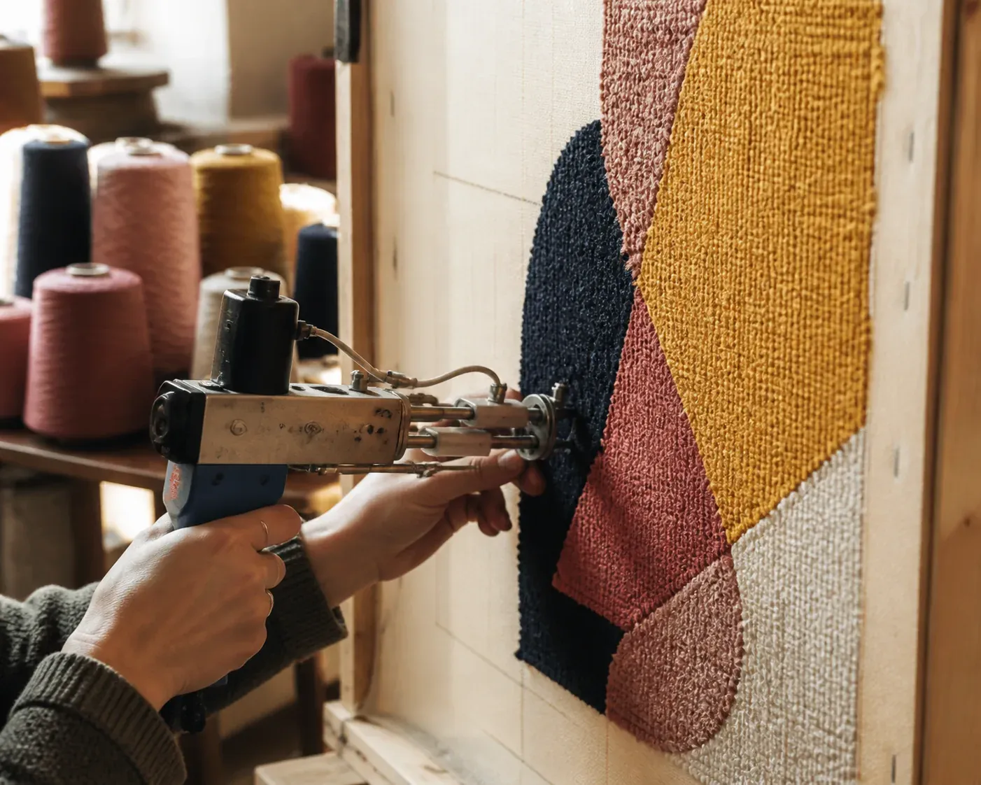 Le tufting, c’est quoi et comment cette technique crée un tapis ?