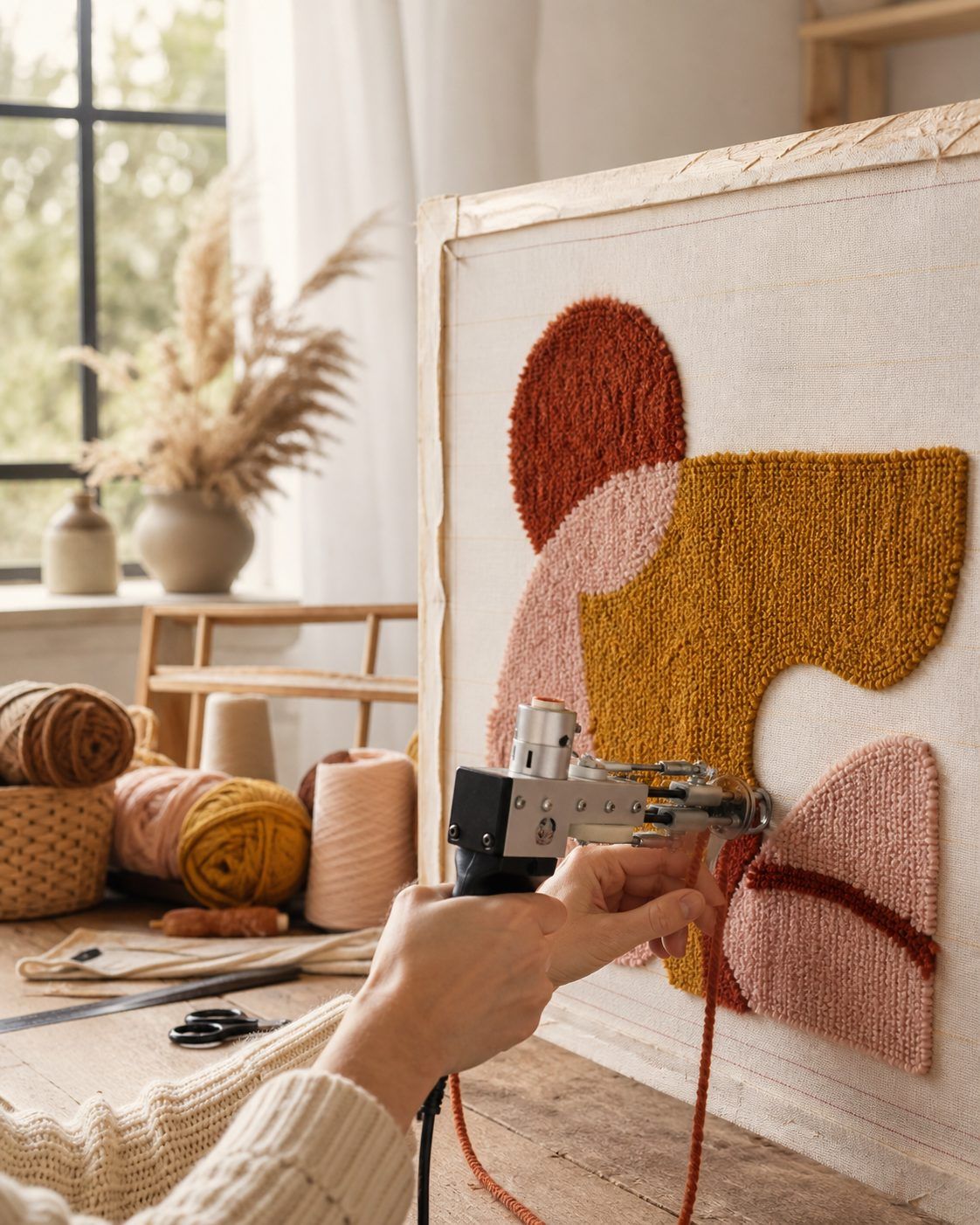 Comment faire du tufting chez soi avec un pistolet ?