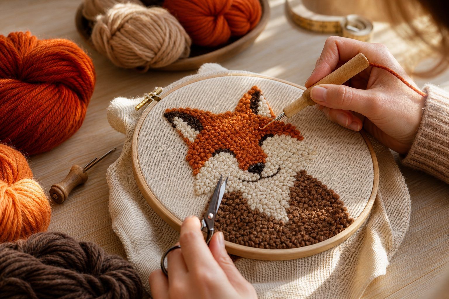 Guide de la broderie : corriger les défauts courants du renard